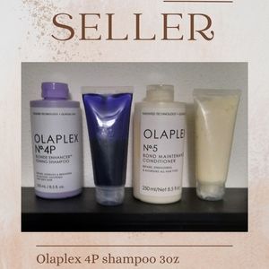 Olaplex No.4P purple toning shampoo and Olaplex No.5 Conditioner 3.4oz duo.